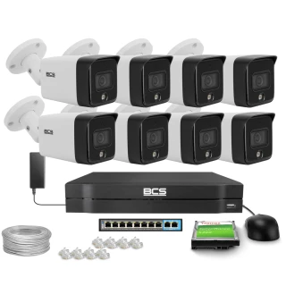 IP tubová kamera BCS-L-TIP18FCR3L3-AI1, 8Mpx, 1/2.7" CMOS, 2.8mm BCS