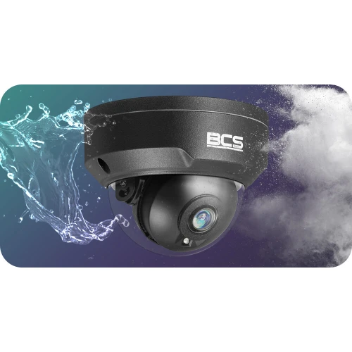 IP kamera BCS-P-DIP25FSR3-Ai1-G 5Mpx IR 30m, STARLIGHT, odolnosť voči vandalizmu, alarmové vstupy