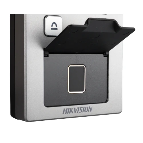 Súprava videovrátnika Hikvision DS-K1T502DBFWX-C, monitor, 5x prívesok, odtlačok prsta