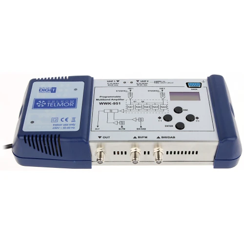 Programovateľný multibandový zosilňovač WWK-951 TELMOR
